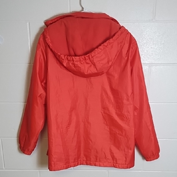 Totes Orange Utility Jacket with Zip off Hood Elastic Cuffs Fleece Lined Pockets - Picture 13 of 13